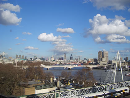 View from the balcony